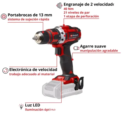 Taladro Atornillador Inalámbrico 18v EINHELL 4513925 3