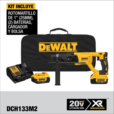Kit Rotomartillo Sds Plus Batería De 4ah Y Cargador Inalámbrico 20v DEWALT DCH133M2-B2 3