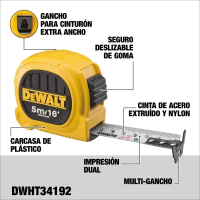 Huincha De Medir 5m/16
