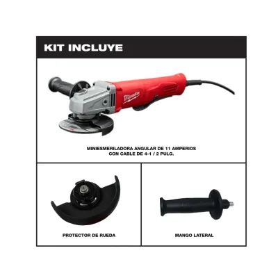 Esmeriladora Angular Eléctrica 4-1/2