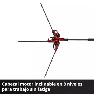 Cortaseto de Altura Telescópico  Brushless 18V Power X-Change EINHELL 3410972 3