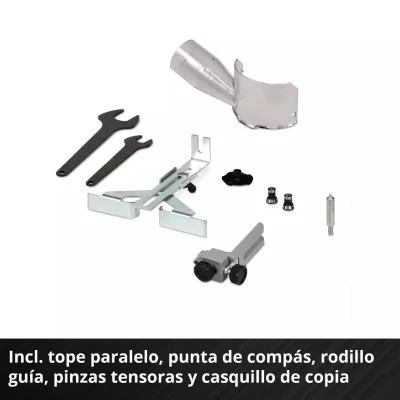 Fresadora de Canto 30 mm 30.000 RPM Brushless 18V Power X-Change EINHELL 4350418 3