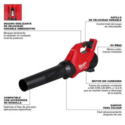 Soplador Inalámbrico M18 Fuel MILWAUKEE 3017-20 3