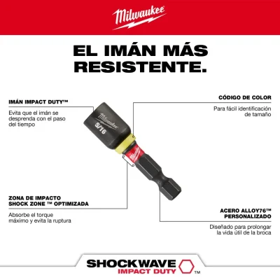 Set Dados Magnéticos SHOCKWAVE Impact Duty 1-7/8