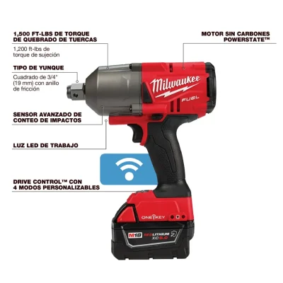 Kit Llave de Impacto de Alto Torque 3/4