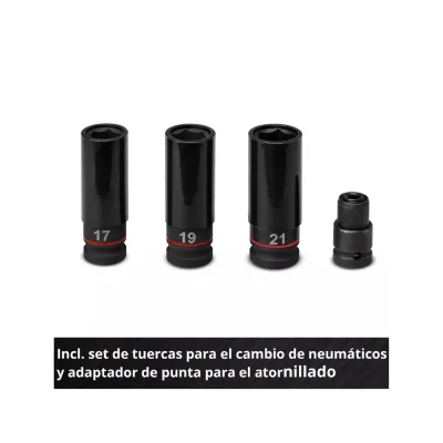 Llave De Impacto Inalámbrica |18 V |0-2100 Min-1| 400 Nm|toma: 1/2 