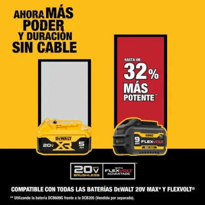 Batería De Litio 9ah 20v/60v Flexvolt DEWALT DCB609-B3 4