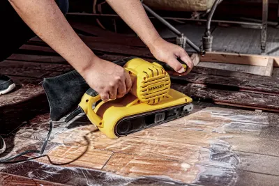 Lijadora De Banda 900w Eléctrico 220v STANLEY SB90-B2C 4