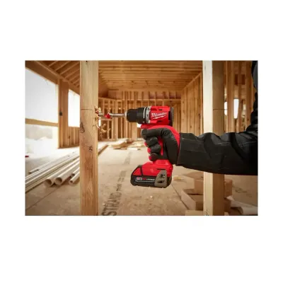 Taladro Percutor Inalámbrico 13 mm 18V MILWAUKEE 3602-20 4