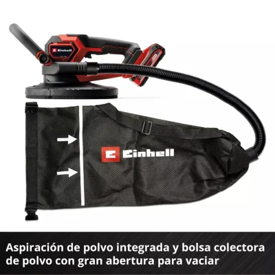 Lijadora para Paneles de Yeso 225mm 600-1200 RPM Brushless 18V Power X-Change Professional EINHELL 4259995 5