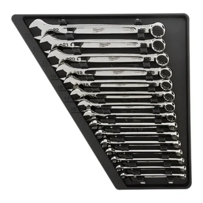 Juego de Llaves Combinadas 15 Piezas Métricas (8–22 mm) MAX BITE MILWAUKEE 48-22-9515 4