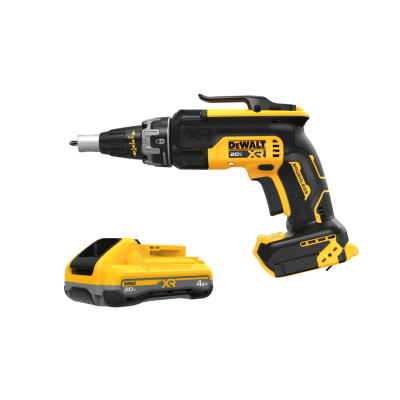 Atornillador para Planchas de Yeso Brushless + Batería XR POWERPACK 4AH 20V MAX DEWALT DCF630BB3-BS 1