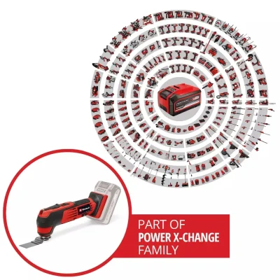 Herramienta Multifunción Oscilante 18V Power X-Change EINHELL 4465195 6