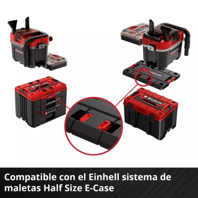 Aspiradora Polvo y Agua Inalámbrica 10 L 180 mbar Brushless Professional Power X-Change EINHELL 2347155 5