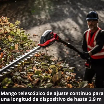 Cortaseto de Altura Telescópico  Brushless 18V Power X-Change EINHELL 3410972 5
