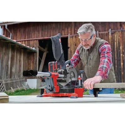 Sierra Ingleteadora Deslizante 210mm 3.800 RPM 18V Power X-Change EINHELL 4300880 5