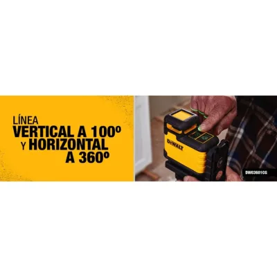 Nivel Láser Autonivelante Cruz Roja 360° 20m DEWALT DW03601 5