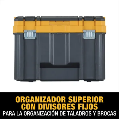 Caja Profunda con Mango Largo 30 L IP54 TSTAK 2.0 DEWALT DWST83343-1 5