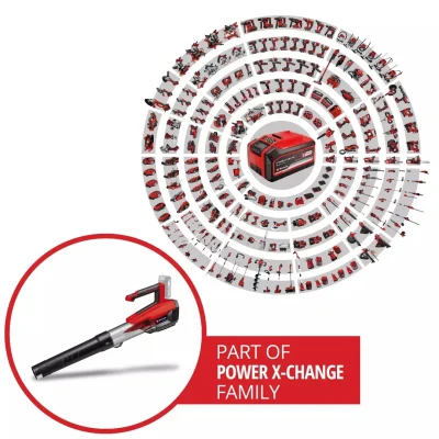 Soplador de Hojas 200 km/h Brushless 18V Power X-Change EINHELL 3433555 5