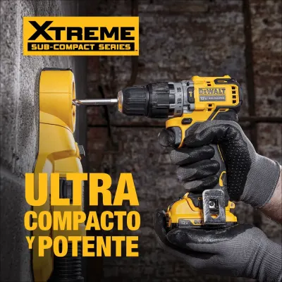 Kit Taladro Percutor/atornillador Inalámbrico 12v Max Xr DEWALT DCD706F2-B2 6