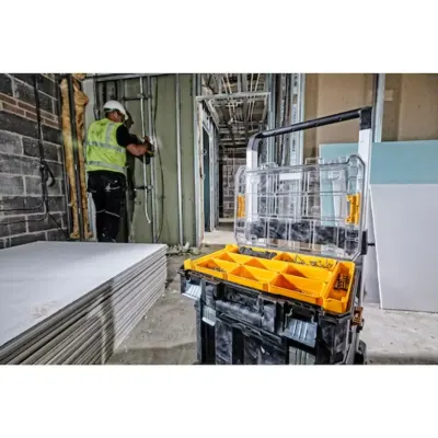 Organizador con Tapa Transparente IP54 7  TSTAK DEWALT DWST82968-1 6