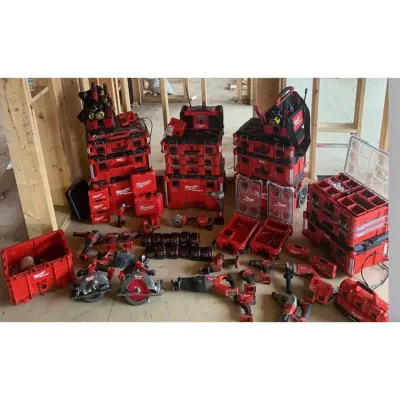 Organizador de Perfil Bajo 10 Compartimentos PACKOUT MILWAUKEE 48-22-8431 6