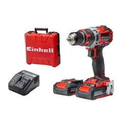 Kit De Taladro Atornillador Y Percutor De 13 mm Inalámbrico 18v EINHELL Tp-cd 1850 Li-i Bl (2X2.0AH)
