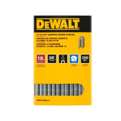 Caja De 2500 Grapas Cabeza Angosta De 5/8 X1/4