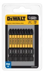 Set De 15 Puntas De Impacto PH2 De 2 1/4
