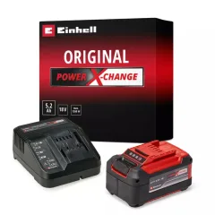 Kit Batería 5,2 Ah + Cargador Rápido 3A PXC-Starter-Kit 18V Power X-Change EINHELL 4512147