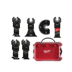 Set de Hojas para Multiherramienta Oscilante 9 Piezas OPEN-LOK™ MILWAUKEE 49-10-9113