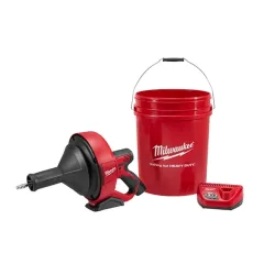 Kit Máquina Destapacaños 25' Velocidad Variable M12 MILWAUKEE 2571-21