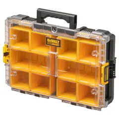 Organizador DS100 con Tapa Transparente TOUGHSYSTEM 2.0 DEWALT DWST83394-1
