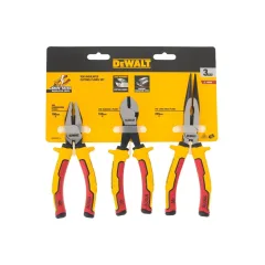 Set de 3 Alicates VDE Aislados 1.000V DEWALT DWHT82811-0