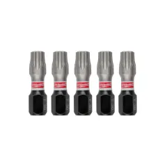 Set 5 Puntas de Impacto TORX T30 1