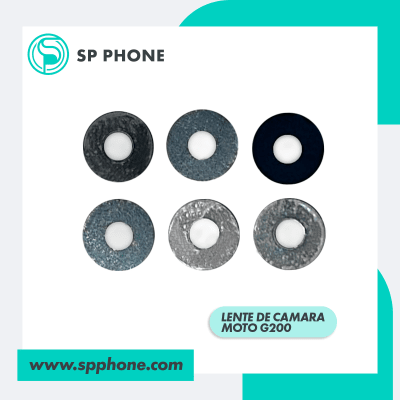 Lente de camara Moto G200 5g (3 Piezas )