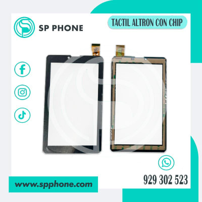 TACTIL Altron con chip = advance con chip = universal NEGRO