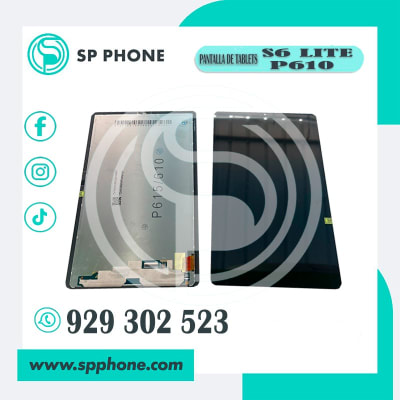 Lcd + Tactil Samsung S6 LITE Negro1
