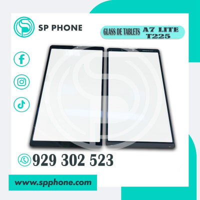 Glass + Oca Samsung A7 Lite T225 Negro