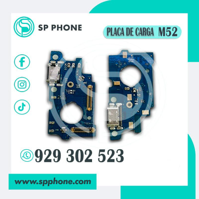 placa de carga Samsung M52  COPIA