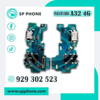 placa de carga Samsung A32 4G  ORIGINAL ( LEE HUELLA)