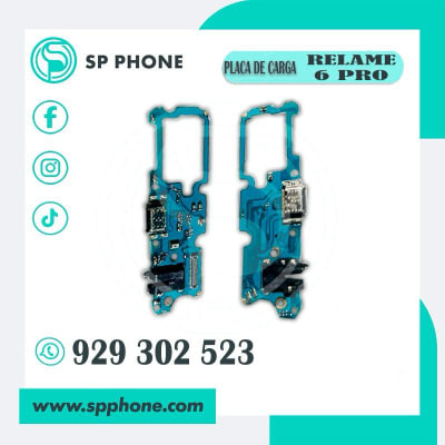 Placa de Carga Realme 6 Pro copia