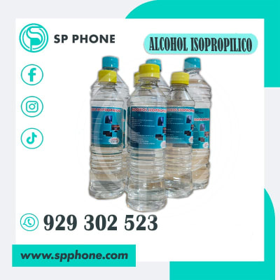 Alcohol Isopropilico SP 1000ml - 99.9% ( 1 LITRO )1
