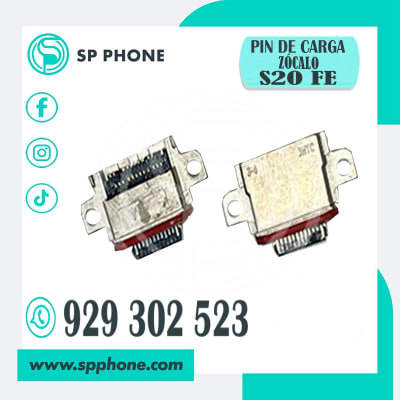 Zócalo = Pin de Carga CARGA S20 FE