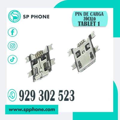 Zócalo = Pin de Carga TABLET 1