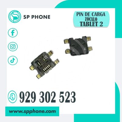 Zócalo = Pin de Carga TABLET 2