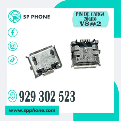 Zócalo = Pin de Carga V8 v.2