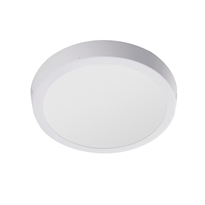 Panel Led Eco Sobrepuesto Redondo SEC 12W 3000K Luz Cálida