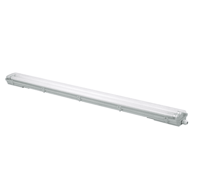Canoa Estanco 60cm para 2 tubos, IP65 (sin tubos) (kn)