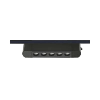 Foco Riel Monofásico Negro 10W 4000K Luz Neutra 220V 24° Móvil